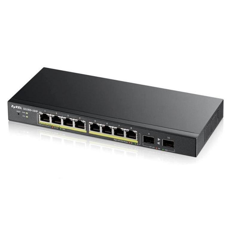 SWITCH ZYXEL SFP - GS1900-10HPBR