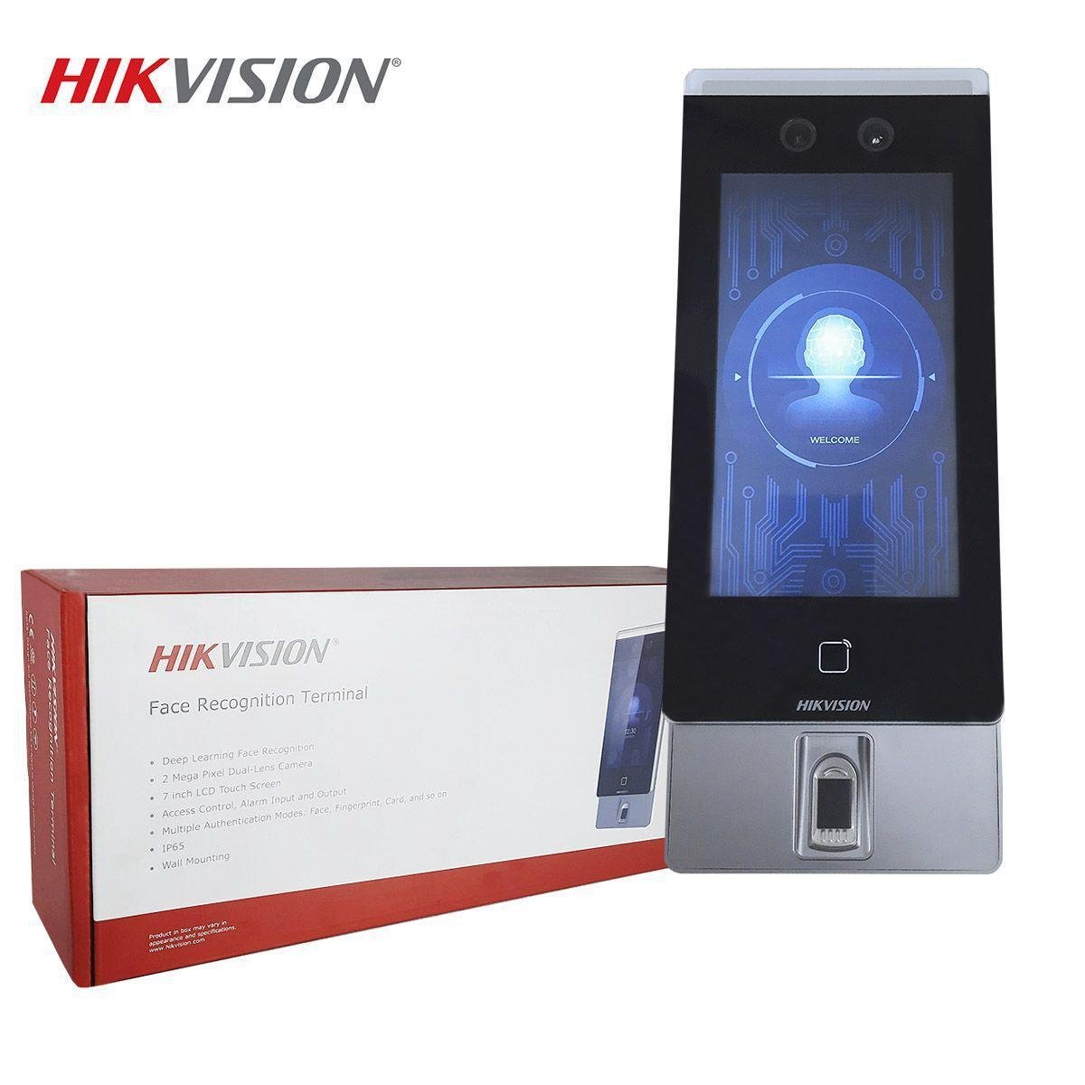 Controle Acesso Facial Cartão Hikvision Ds-k1t671m-l